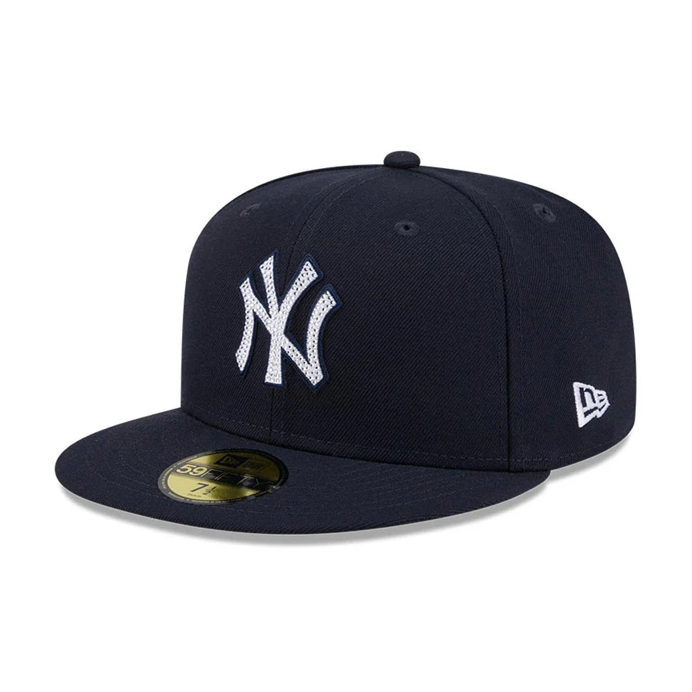NEW ERA New York Yankees Rhinestone Badge Navy 59FIFTY Fitted