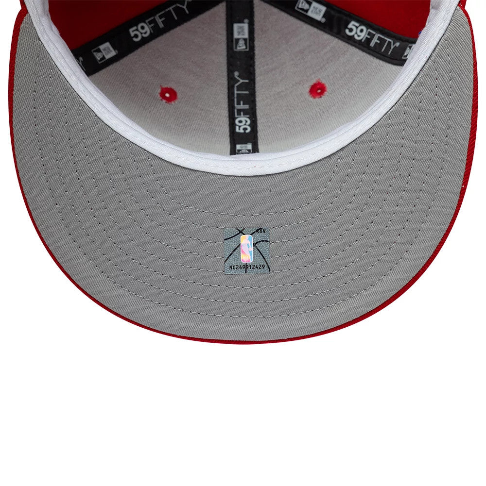 New Era Philadelphia 76ers NBA Hardwood Classic Red 59FIFTY Fitted Cap