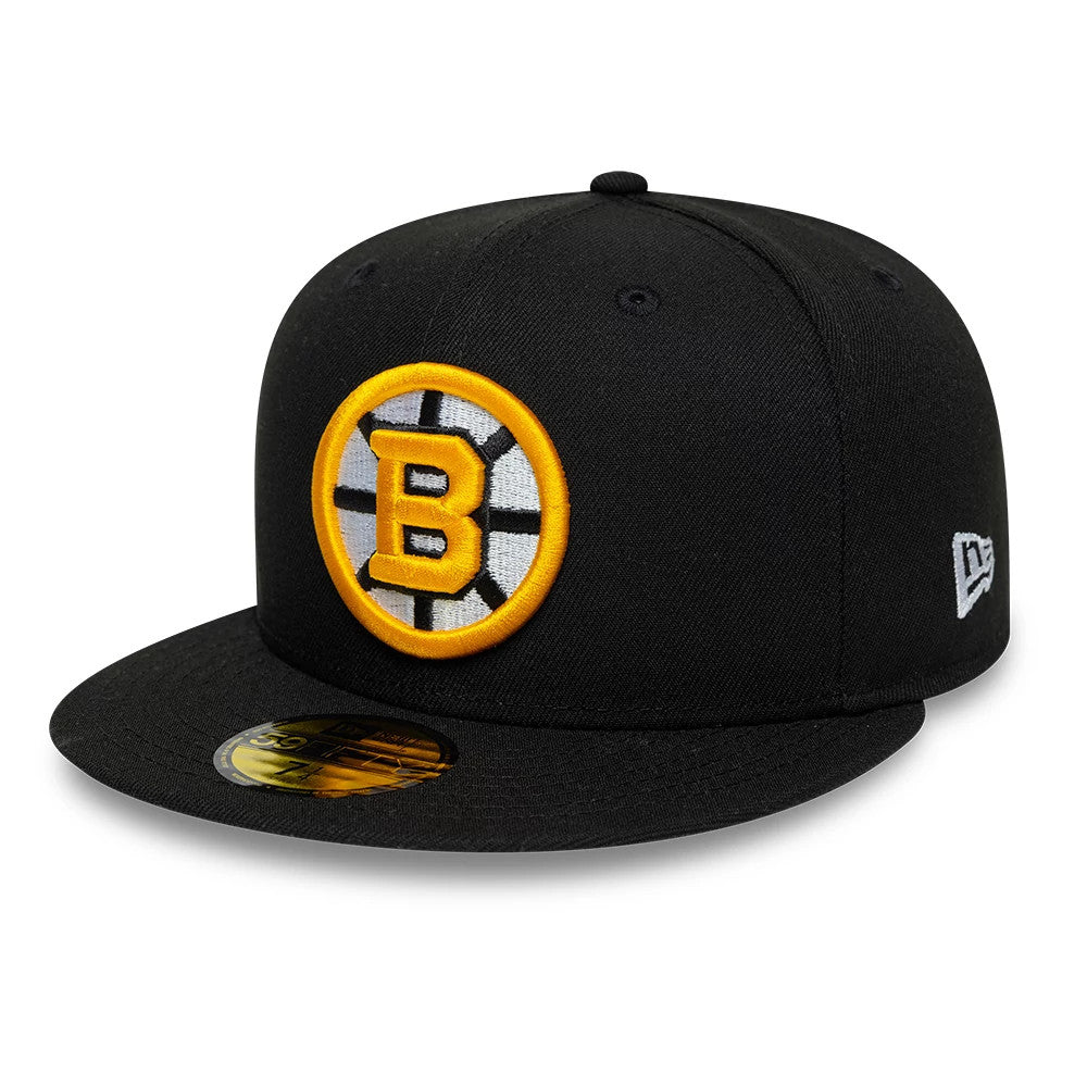 New Era Boston Bruins NHL Basic Black 59FIFTY Fitted Cap