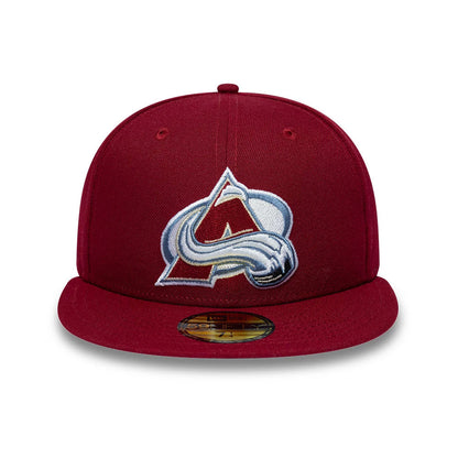 New Era Colorado Avalanche NHL Basic Dark Red 59FIFTY Fitted Cap