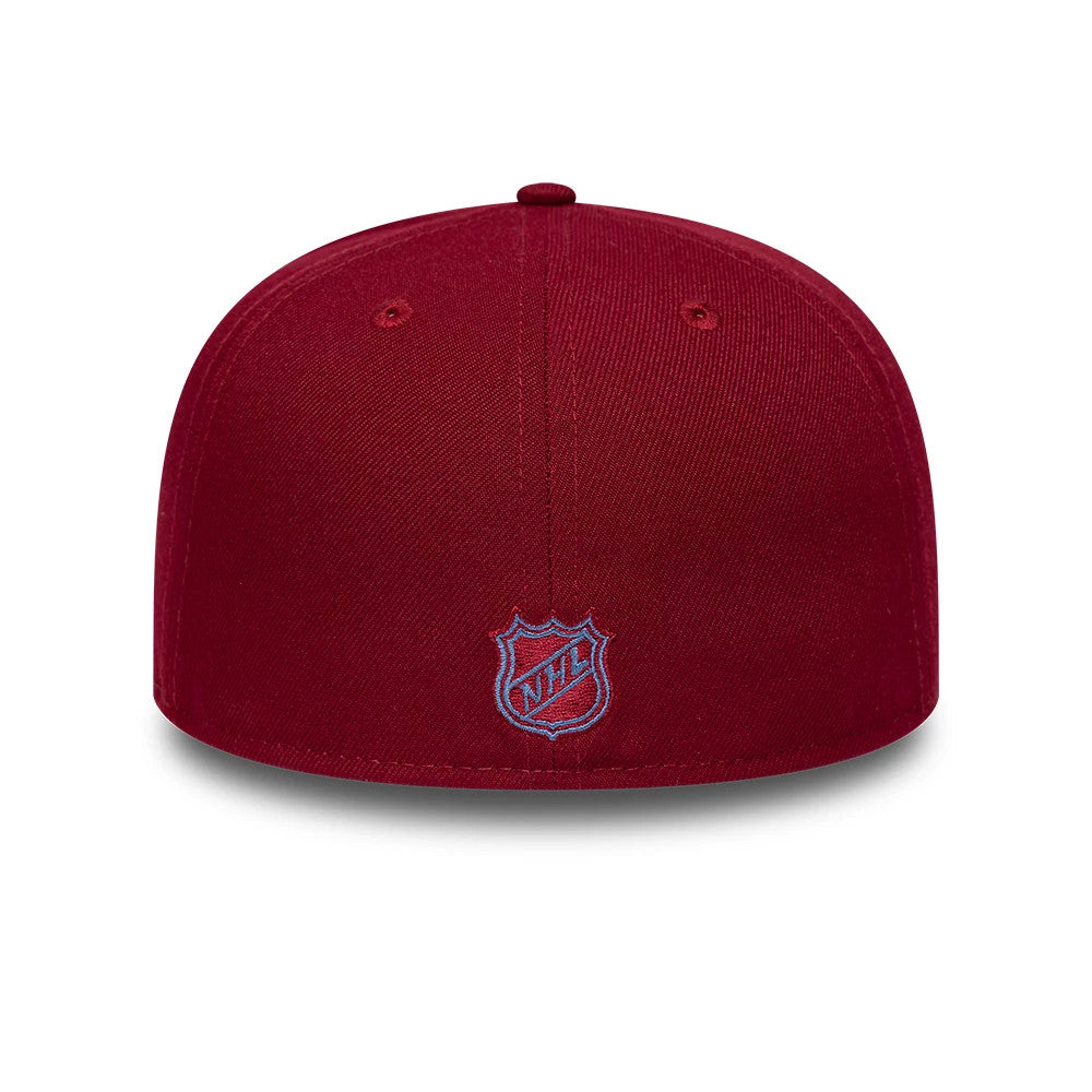 New Era Colorado Avalanche NHL Basic Dark Red 59FIFTY Fitted Cap