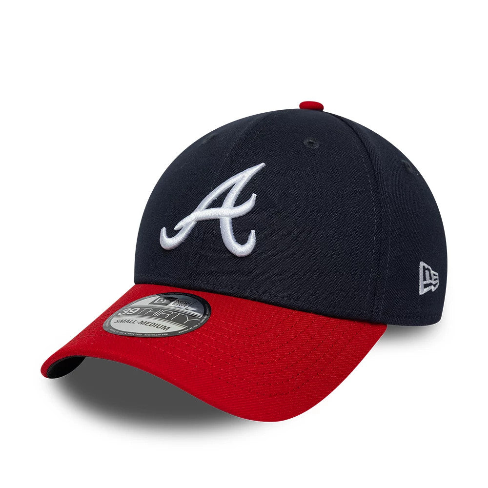 New Era Atlanta Braves MLB Classic Navy 39THIRTY Stretch Fit Cap
