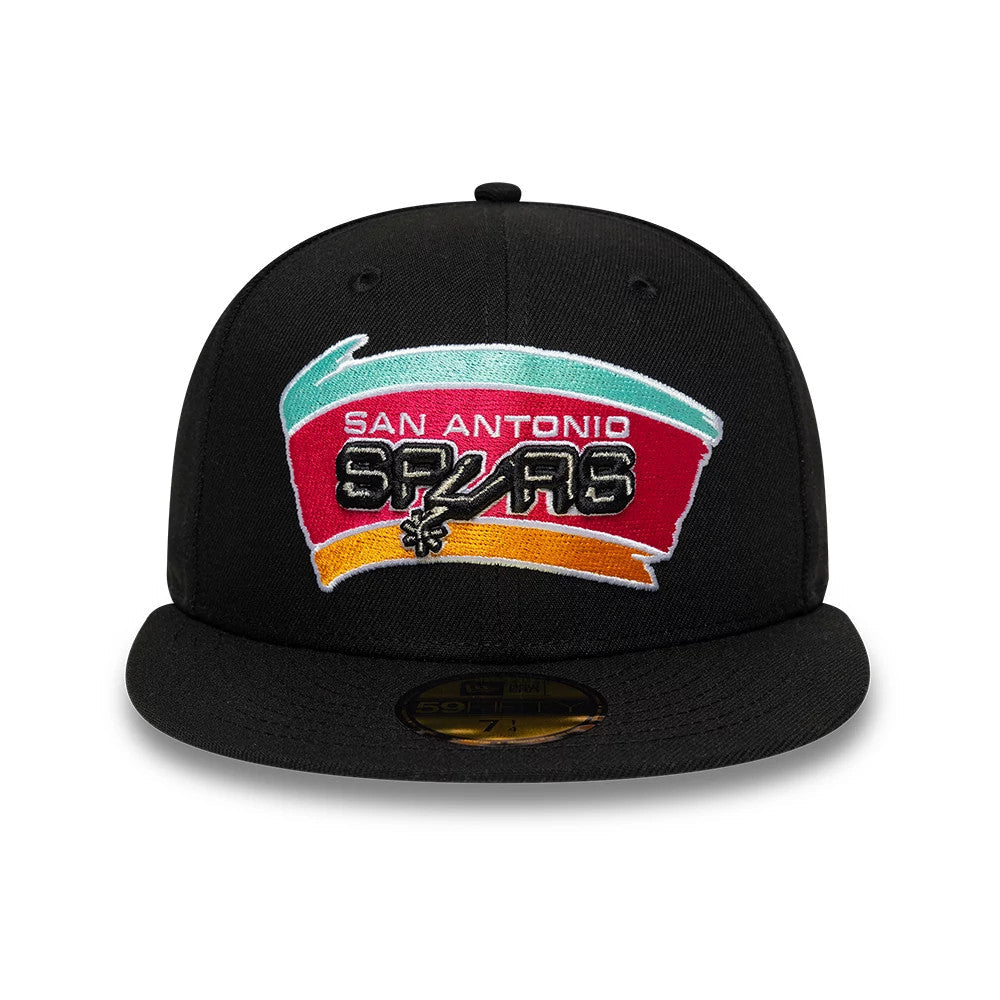 New Era San Antonio Spurs NBA Hardwood Classic Black 59FIFTY Fitted Cap