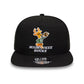 New Era Milwaukee Bucks NBA Hardwood Classic Black 9FIFTY A-Frame Snapback Adjustable Cap