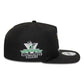 New Era Milwaukee Bucks NBA Hardwood Classic Black 9FIFTY A-Frame Snapback Adjustable Cap