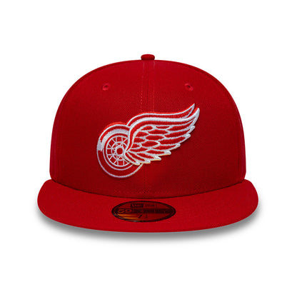 New Era Detroit Red Wings NHL Red Grey UV  59FIFTY Fitted Cap