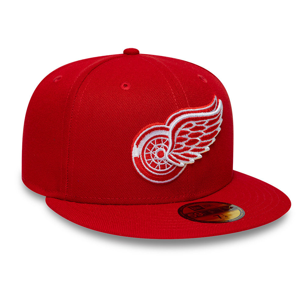 New Era Detroit Red Wings NHL Red Grey UV  59FIFTY Fitted Cap