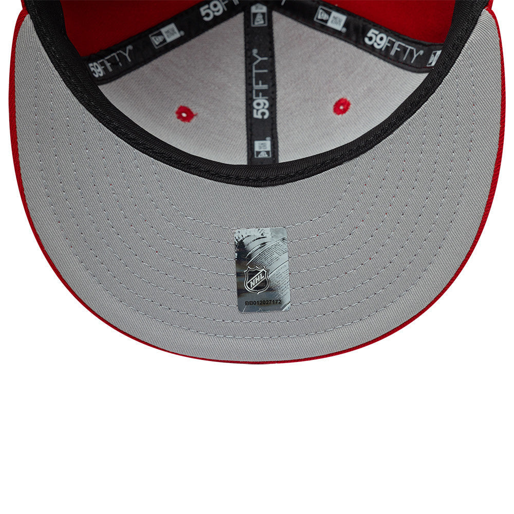 New Era Detroit Red Wings NHL Red Grey UV  59FIFTY Fitted Cap