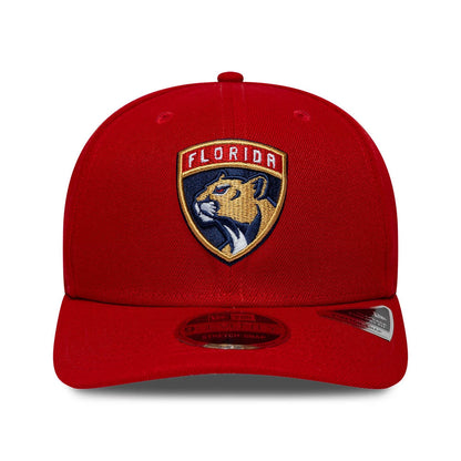 New Era Florida Panthers NHL Team Red 9SEVENTY Stretch Snap Adjustable Cap