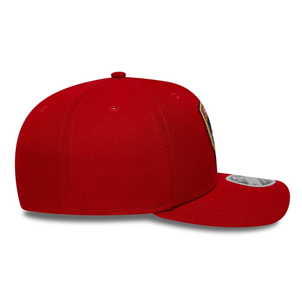 New Era Florida Panthers NHL Team Red 9SEVENTY Stretch Snap Adjustable Cap