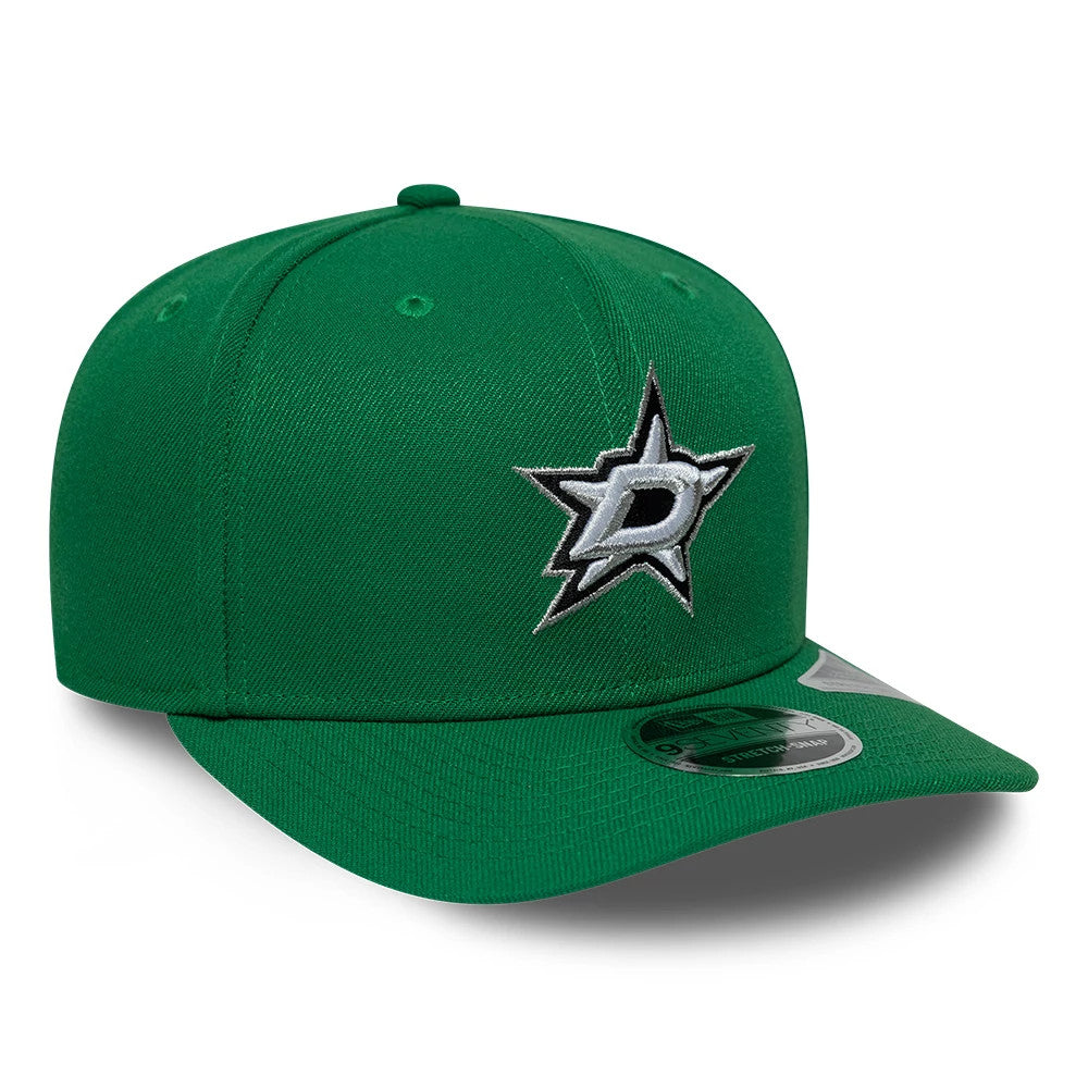 New Era Dallas Stars NHL Team Green 9SEVENTY Stretch Snap Adjustable Cap