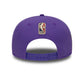 New Era LA Lakers NBA Hardwood Classic Purple 9FIFTY A-Frame Snapback Adjustable Cap