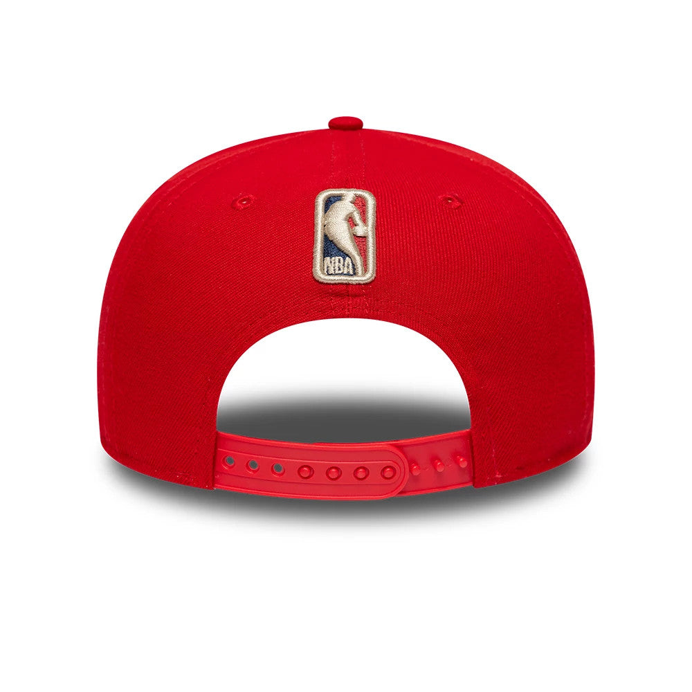 New Era Houston Rockets NBA Hardwood Classic Red 9FIFTY A-Frame Snapback Adjustable Cap
