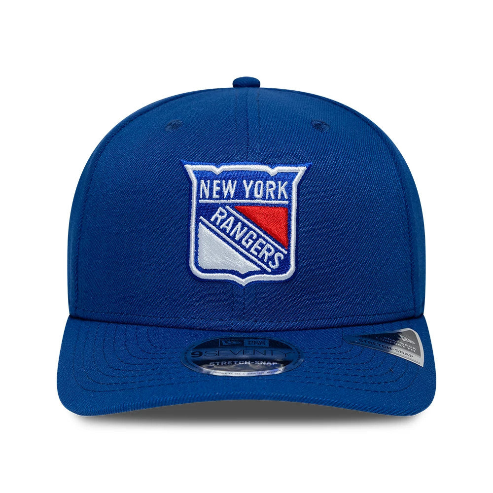 New Era New York Rangers NHL Team Blue 9SEVENTY Stretch Snap Adjustable Cap