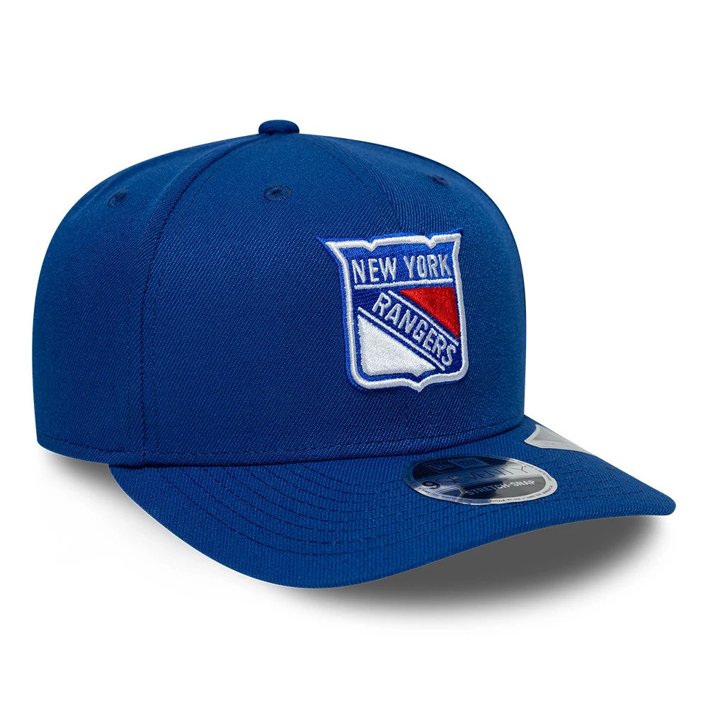 New Era New York Rangers NHL Team Blue 9SEVENTY Stretch Snap Adjustable Cap