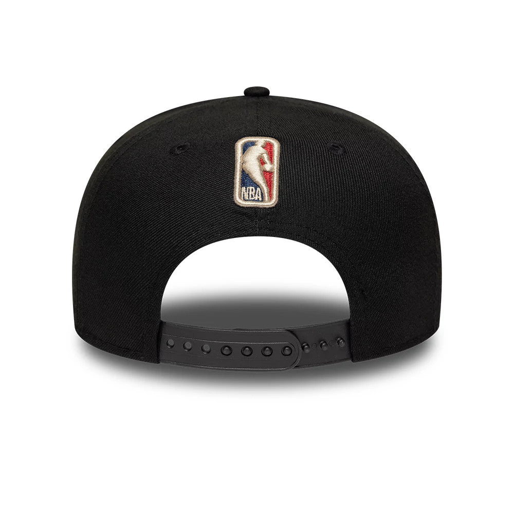 New Era Chicago Bulls NBA Hardwood Classic Black 9FIFTY A-Frame Snapback Adjustable Cap