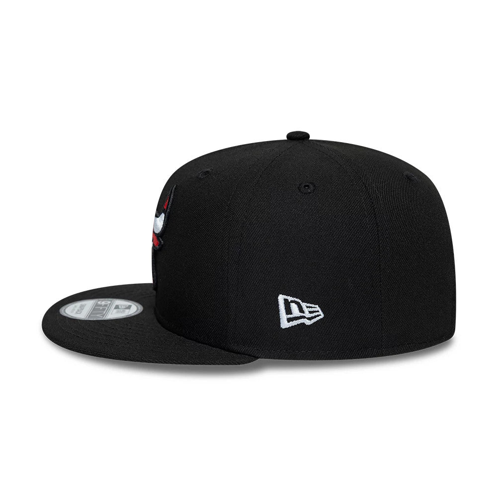 New Era Chicago Bulls NBA Core Black 9FIFTY Snapback Adjustable Cap