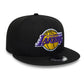New Era LA Lakers NBA Core Black 9FIFTY Snapback Adjustable Cap