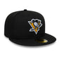 New Era Pittsburgh Penguins NHL Basic Black 59FIFTY Fitted Cap