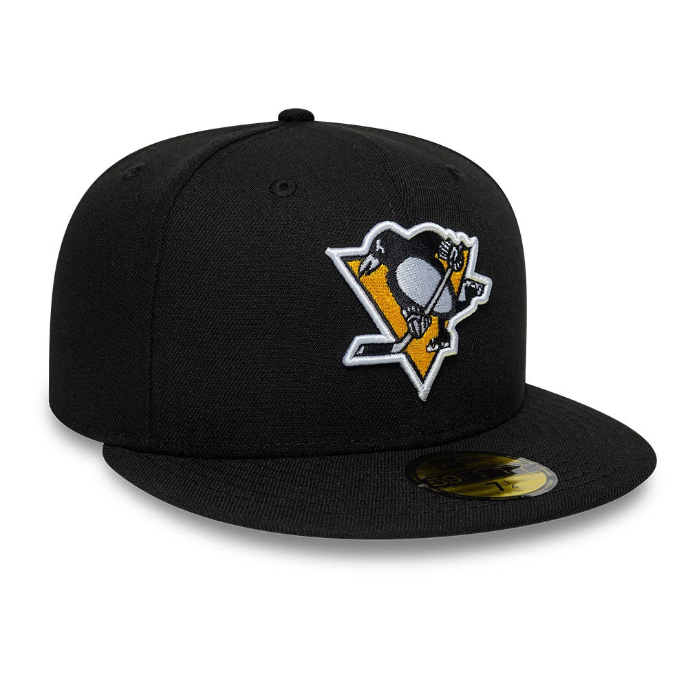 New Era Pittsburgh Penguins NHL Basic Black 59FIFTY Fitted Cap
