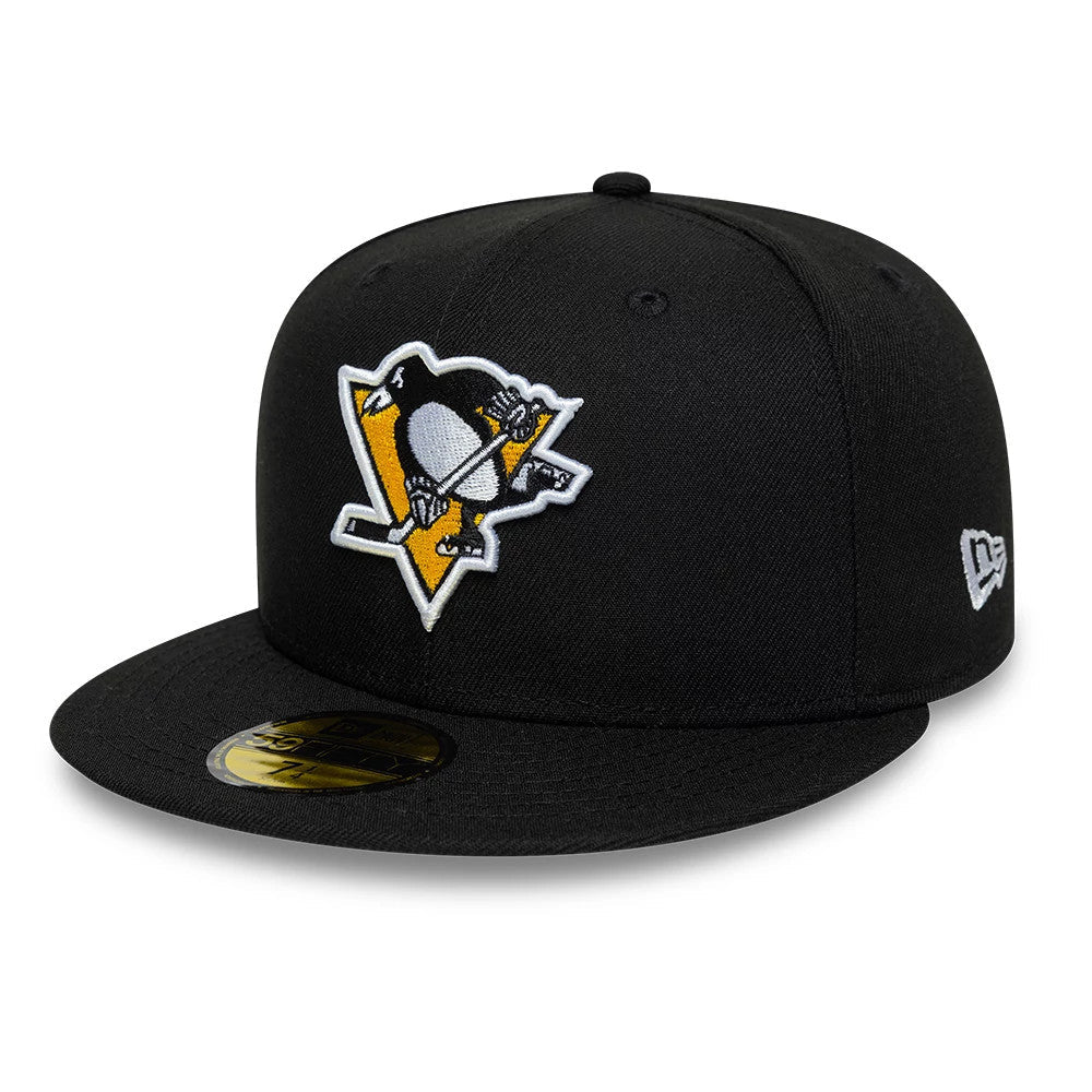 New Era Pittsburgh Penguins NHL Basic Black 59FIFTY Fitted Cap