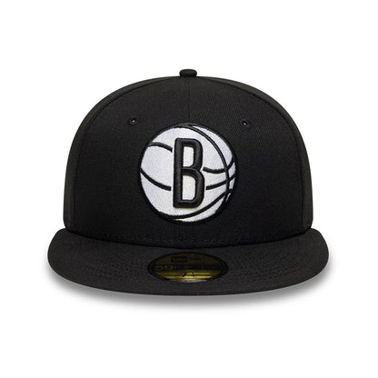 New Era Brooklyn Nets NBA Basic Black 59FIFTY Fitted Cap
