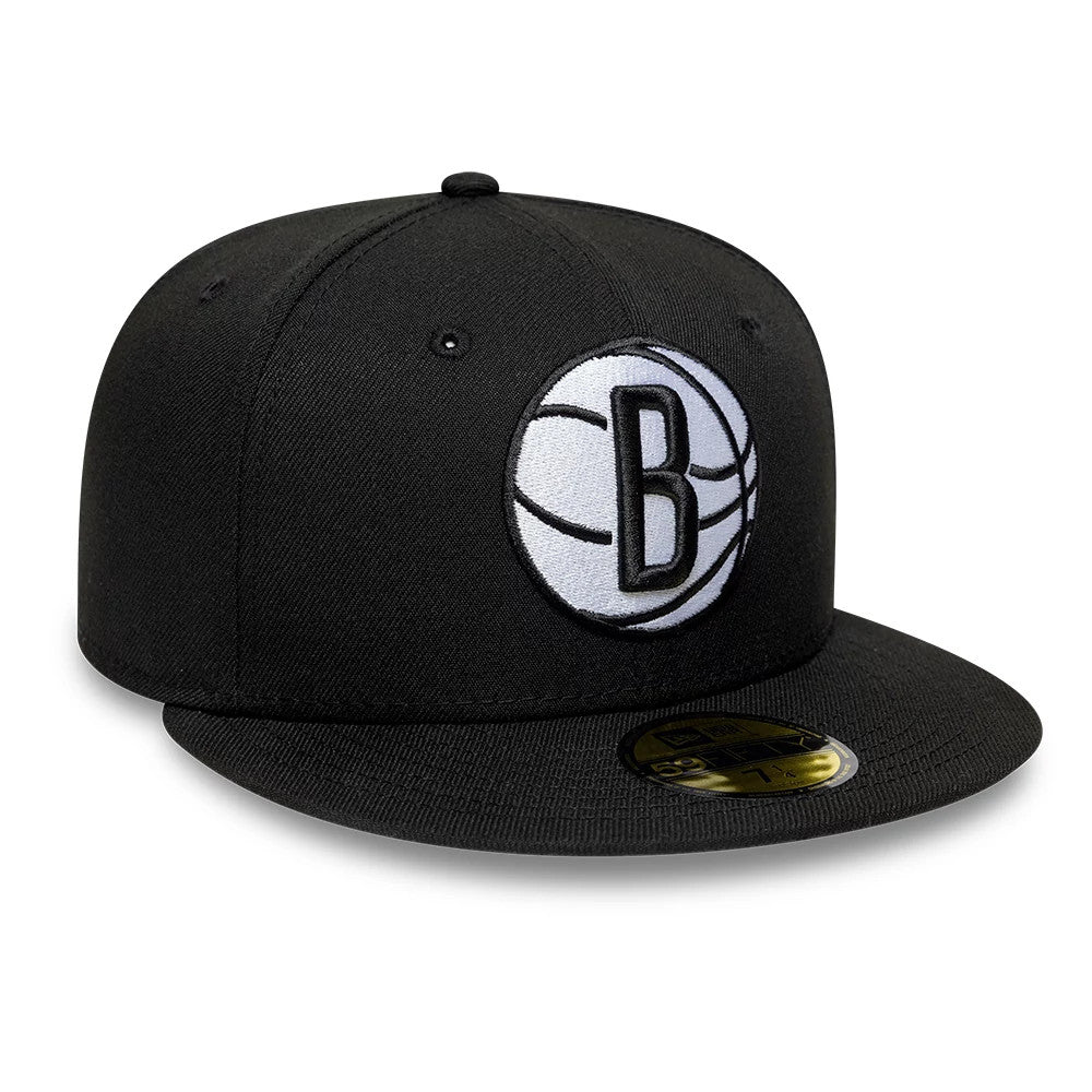 New Era Brooklyn Nets NBA Basic Black 59FIFTY Fitted Cap