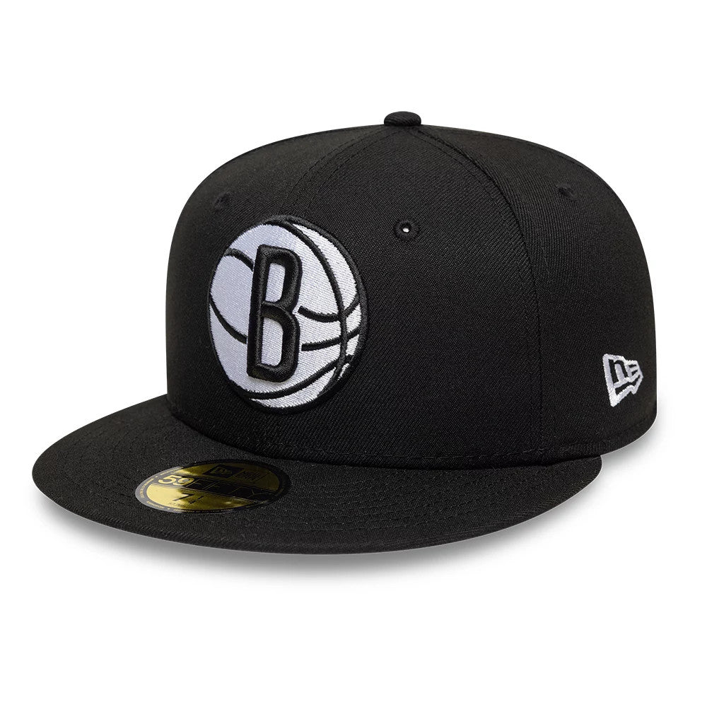 New Era Brooklyn Nets NBA Basic Black 59FIFTY Fitted Cap