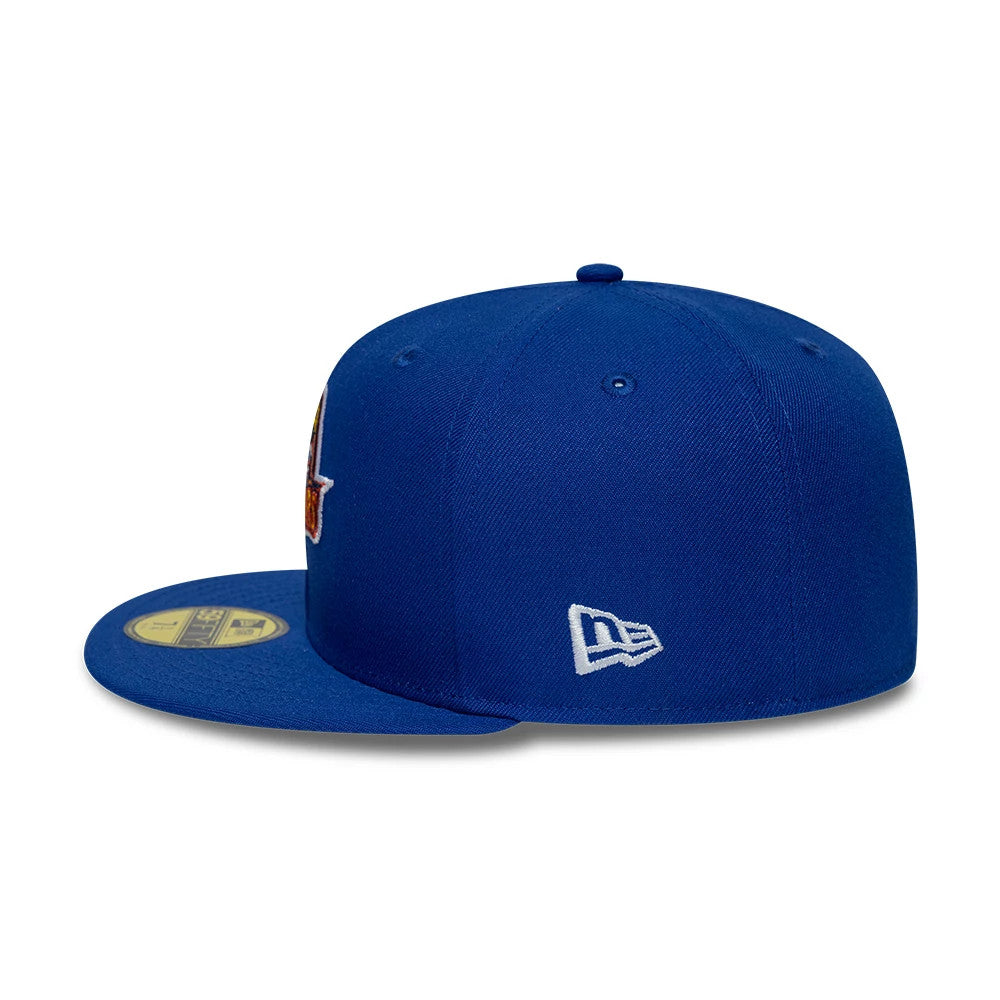 New Era Golden State Warriors NBA Hardwood Classic Blue 59FIFTY Fitted Cap