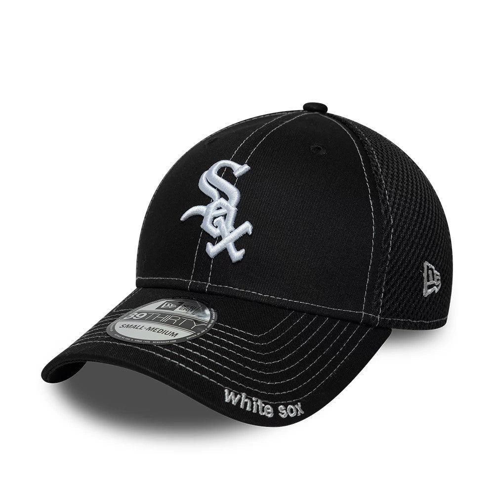 New Era Chicago White Sox MLB Neo Black 39THIRTY Stretch Fit Cap
