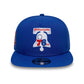 New Era Philadelphia 76ers NBA Hardwood Classic Blue 9FIFTY A-Frame Snapback Adjustable Cap
