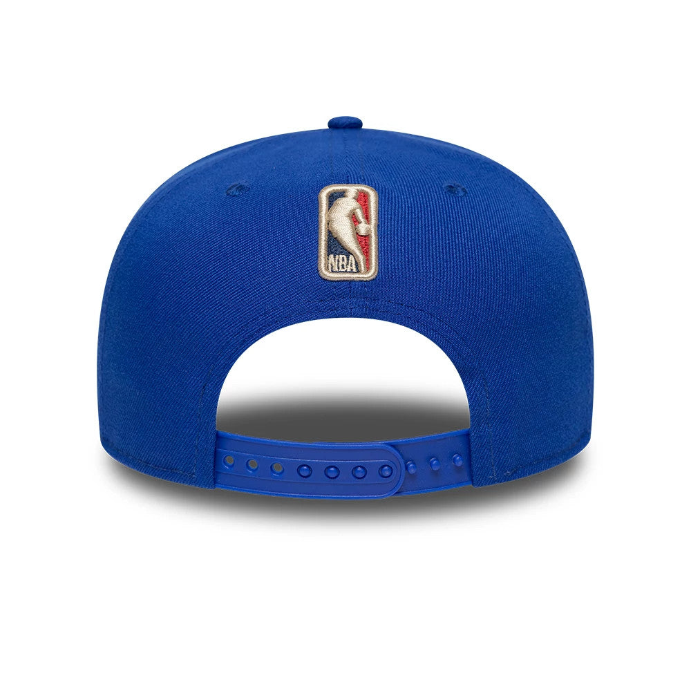 New Era Philadelphia 76ers NBA Hardwood Classic Blue 9FIFTY A-Frame Snapback Adjustable Cap