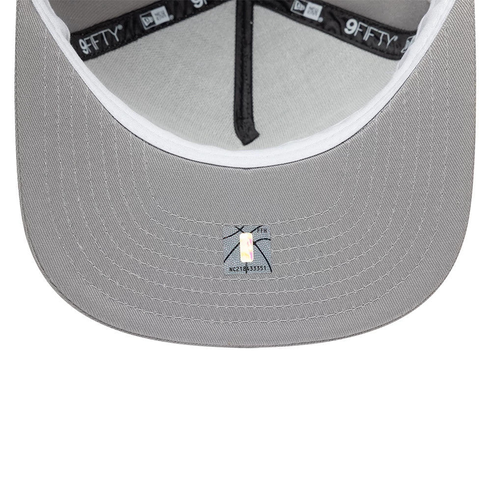 New Era San Antonio Spurs NBA Hardwood Classic Grey 9FIFTY A-Frame Snapback Adjustable Cap