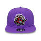 New Era Toronto Raptors NBA Hardwood Classic Bright Purple 9FIFTY A-Frame Snapback Adjustable Cap