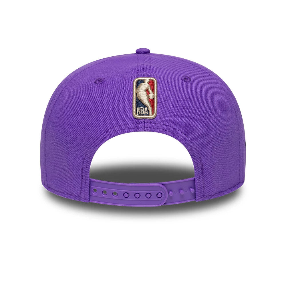 New Era Toronto Raptors NBA Hardwood Classic Bright Purple 9FIFTY A-Frame Snapback Adjustable Cap