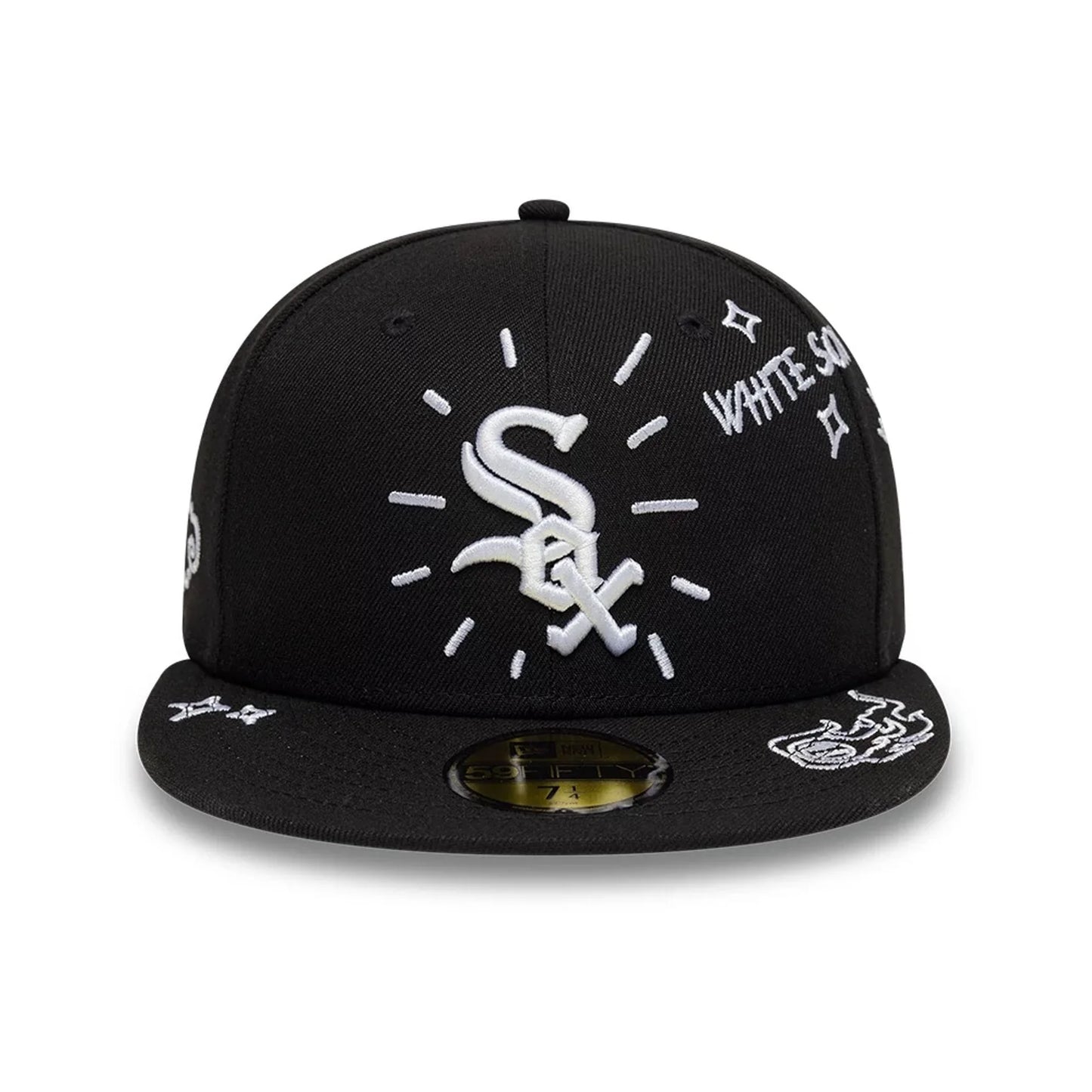 NEW ERA Chicago White Sox MLB Scribble Black 59FIFTY Fitted Cap