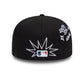 NEW ERA Chicago White Sox MLB Scribble Black 59FIFTY Fitted Cap