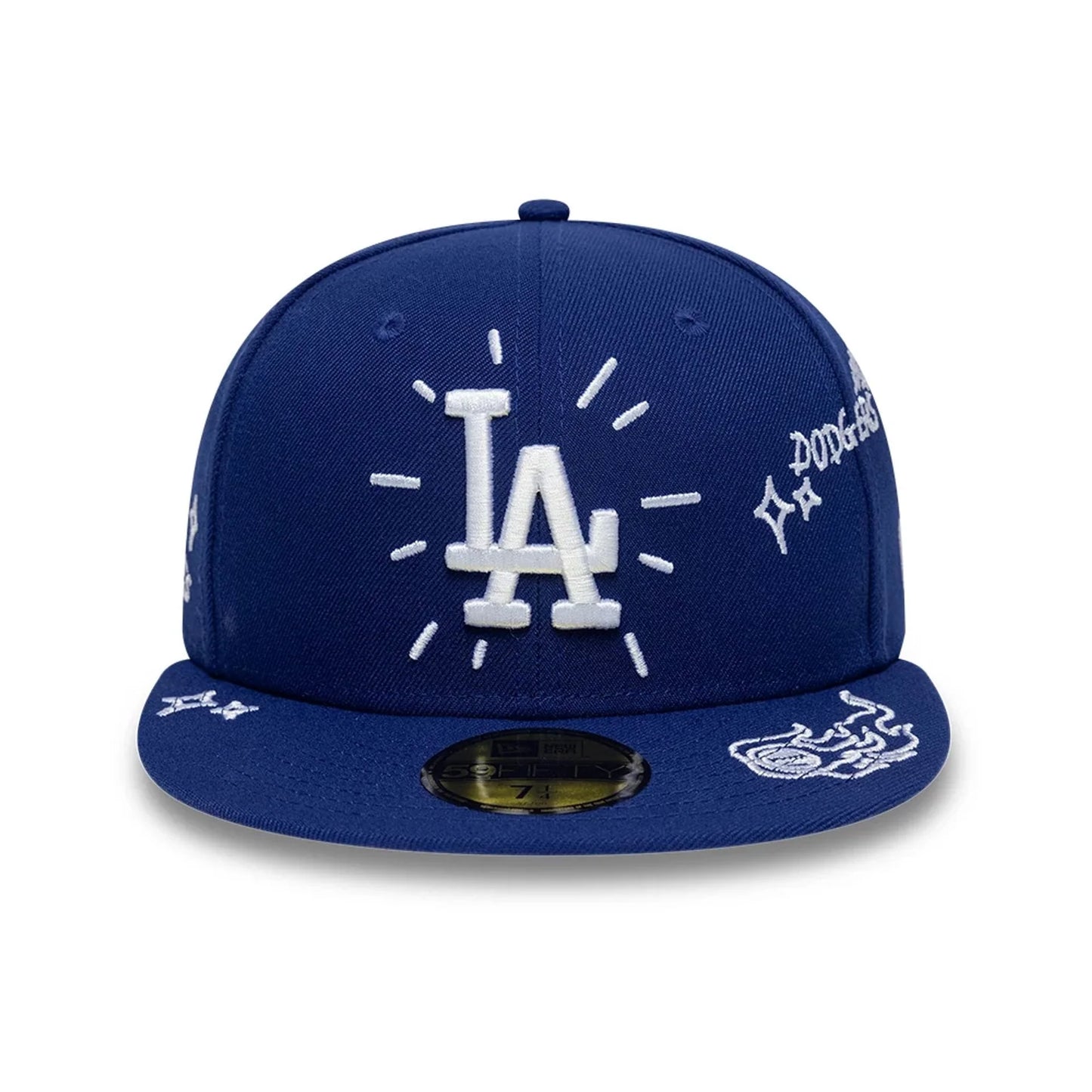 NEW ERA LA Dodgers MLB Scribble Dark Blue 59FIFTY Fitted Cap