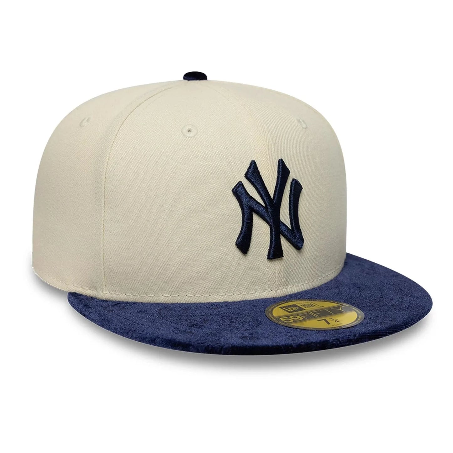 NEW ERA New York Yankees MLB Paisley Visor Cream 59FIFTY Fitted Cap