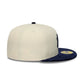 NEW ERA New York Yankees MLB Paisley Visor Cream 59FIFTY Fitted Cap