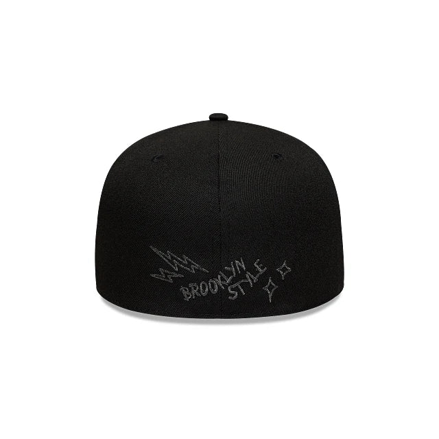 NEW ERA New Era Scribble Black 59FIFTY Fitted Cap