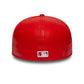 NEW ERA New York Yankees MLB Leather Red 59FIFTY Fitted Cap