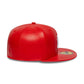 NEW ERA New York Yankees MLB Leather Red 59FIFTY Fitted Cap