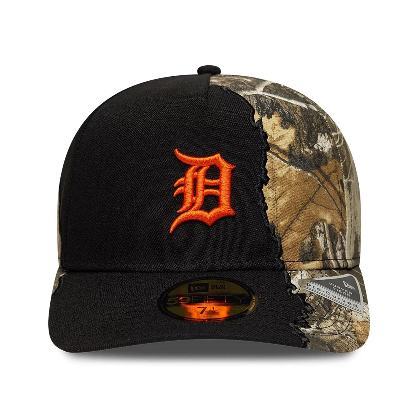 New Era Detroit Tigers MLB Split Realtree Black 59FIFTY A-Frame Fitted Cap