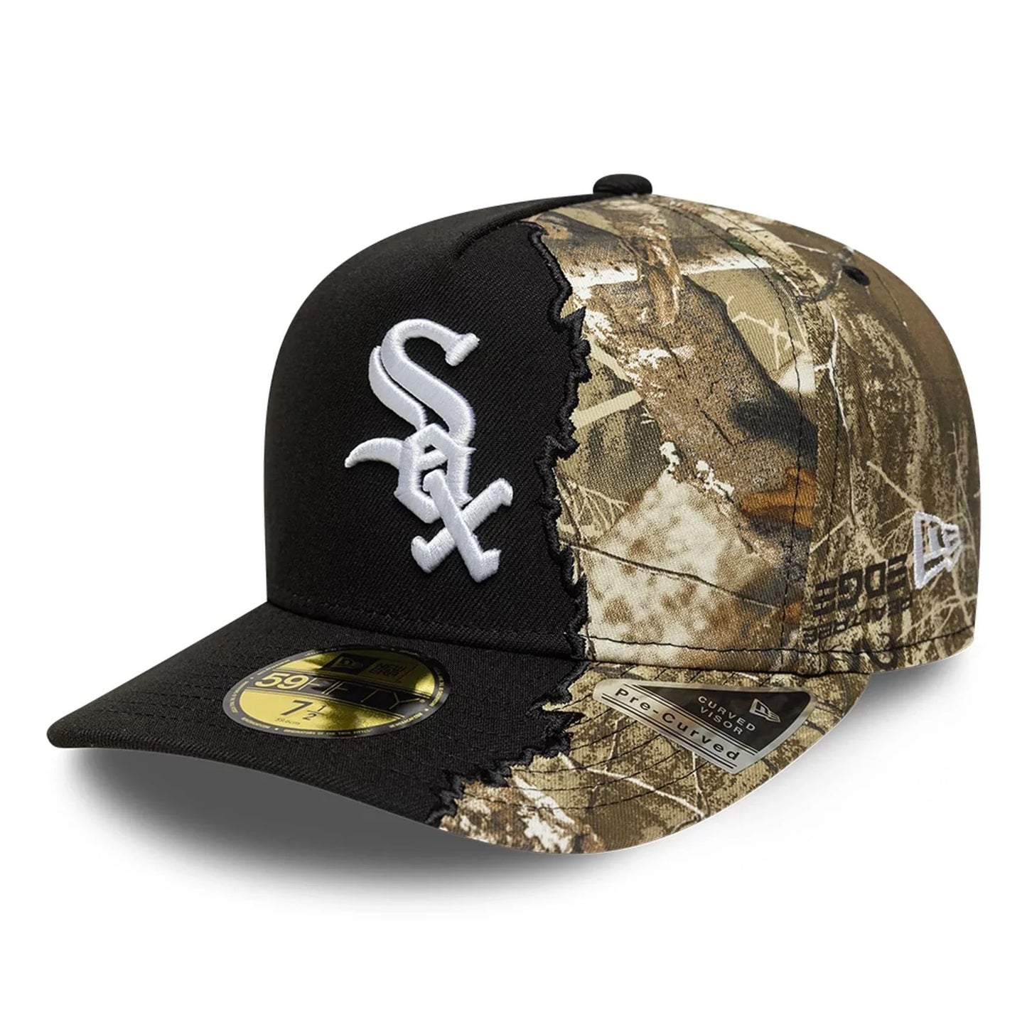 New Era Chicago White Sox MLB Split Realtree Black 59FIFTY A-Frame Fitted Cap