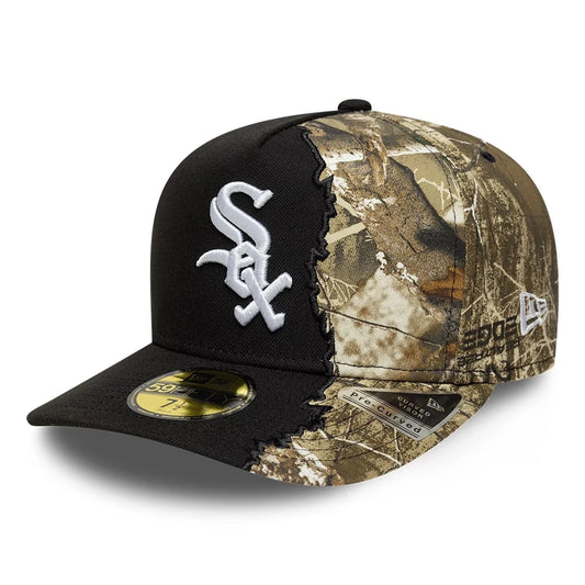 New Era Chicago White Sox MLB Split Realtree Black 59FIFTY A-Frame Fitted Cap