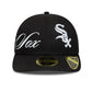 NEW ERA Chicago White Sox MLB Side Script Black Low Profile 59FIFTY Fitted Cap