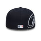 NEW ERA New York Yankees MLB Side Script Navy Low Profile 59FIFTY Fitted Cap