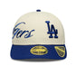 NEW ERA LA Dodgers MLB Side Script Cream Low Profile 59FIFTY Fitted Cap