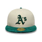 NEW ERA Athletics MLB Paisley Visor Cream 59FIFTY Fitted Cap